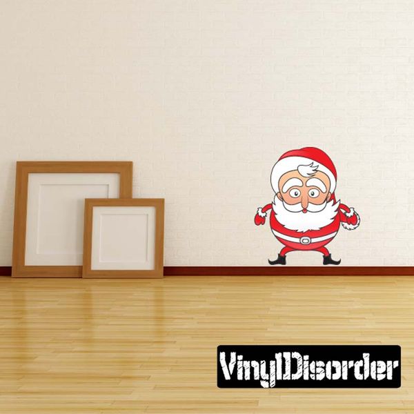 Christmas Santa Wall Decal - Vinyl Car Sticker - Uscolor028