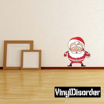 Christmas Santa Wall Decal - Vinyl Car Sticker - Uscolor028