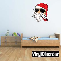 Christmas Santa Wall Decal - Vinyl Car Sticker - Uscolor002
