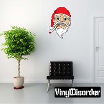 Christmas Santa Wall Decal - Vinyl Car Sticker - Uscolor004