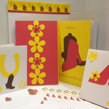 "Perfect Pair" Western Stationery Set