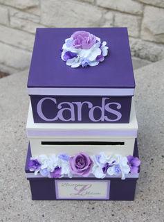 TureClos Wedding Card Box Elegant DIY Card Reusable Personalized