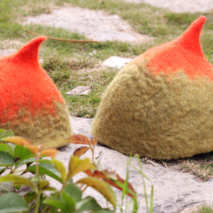 Magik Forest Collection wool hand-made felt hat Christmas forest