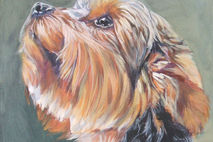 Trademark Art Maltese Puppy Present On Canvas by Patty Tuggle Print
