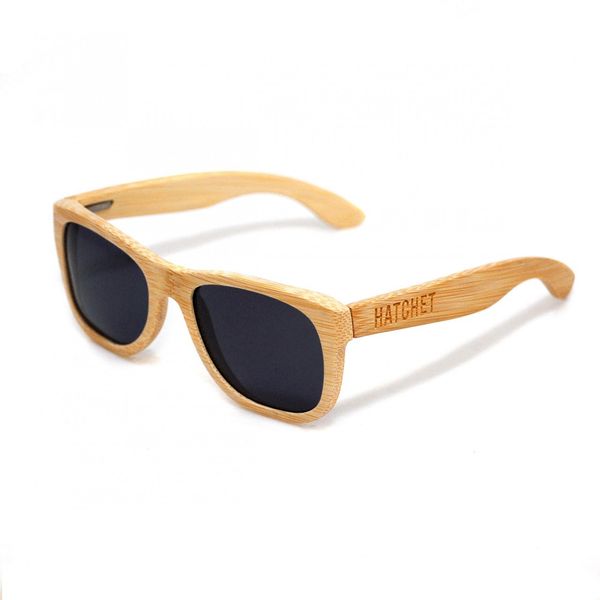 Vancouver Wood Sunglasses in Bamboo Hatchet Eyewear Wood Sunglasses