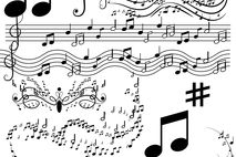 Music clipart, notes clip art, Digital Clipart Musical Accenq,In