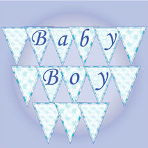 Baby Shower Banner, Printable baby banner, Digital banner, Baby