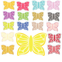 Butterfly clipart, butterflies clip art, Digital Clipart, Invita