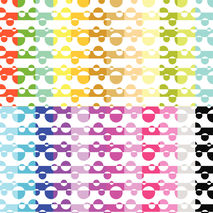 Dots digital paper, bubbles digital paper, rainbow, instant down