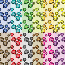 Spots digital paper, digital paper, rainbow, instant download, s