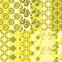 Yellow digital paper pack, scrapbook supplies, yellow, instant d