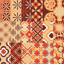 Brown orange digital paper,brown, orange, mix pattern digital pa