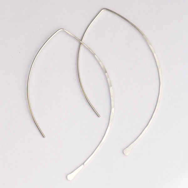 Silver Hook Earings - Britta Ambauen Jewelry - PinkLion