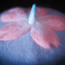 Handmade wool felt hat mushrooms - Lilly Rose