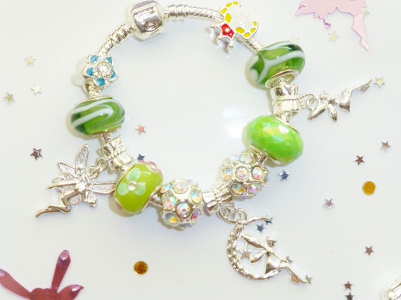 Fairy charm bracelet for children choice of color & size Jewls gifts PinkLion