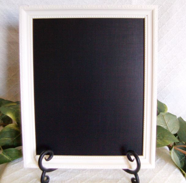 White Framed Chalk Board PegsSecondChance PinkLion