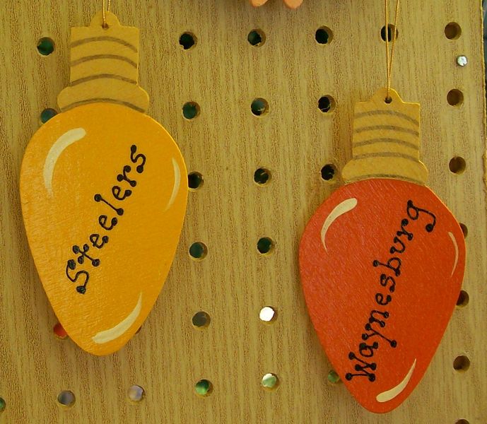 Personalized Bulb Ornament PinkLion