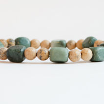 Stretch Bracelet in Earthy Colors