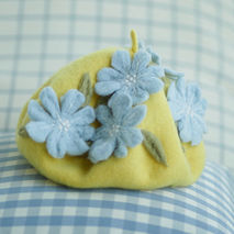 Original 2014 new winter wool handmade beret painter cap "lush f