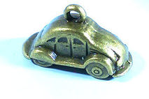Classic Car Metal Pendant Vintage Style Charm Bronze Jewelry Fin