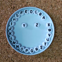 Initial Alphabet Letter Bead Plastic A-Z Jewelry Findings