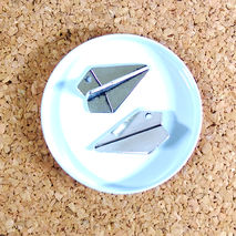 Silver Paper Airplane Pendant Metal Charm Jewelry Findings