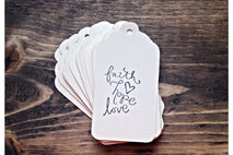 Favor Tags, Wedding Tags, Gift Tags, Welcome Bag Wedding Faith H