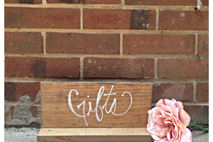 Wedding Gift or Card Table Top Sign