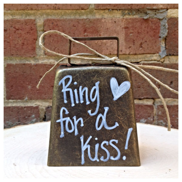 Kissing Bells - Wedding Cowbell