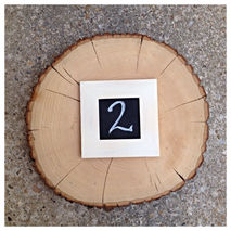 Wooden Square Wedding Frame Chalkboard Table Numbers Hand-Painte