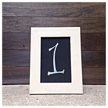 Wedding Table Numbers Free Standing Wooden Frame Antiqued Choose
