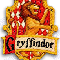 GRYFFINDOR - iron on 100% embroidered  patches patch crest   har