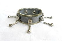 Zipper Cuff Bracelet