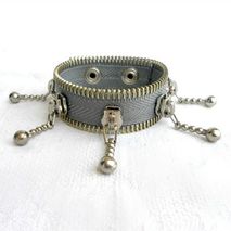 Zipper Cuff Bracelet