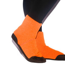 Reclaimed Cashmere + Suede Slipper Socks