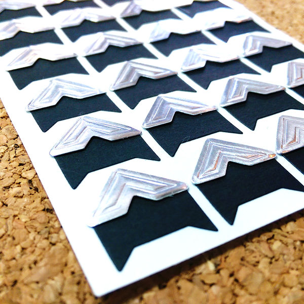 Self Adhensive Paper Photo Corner Holder Sticker Tape Silver