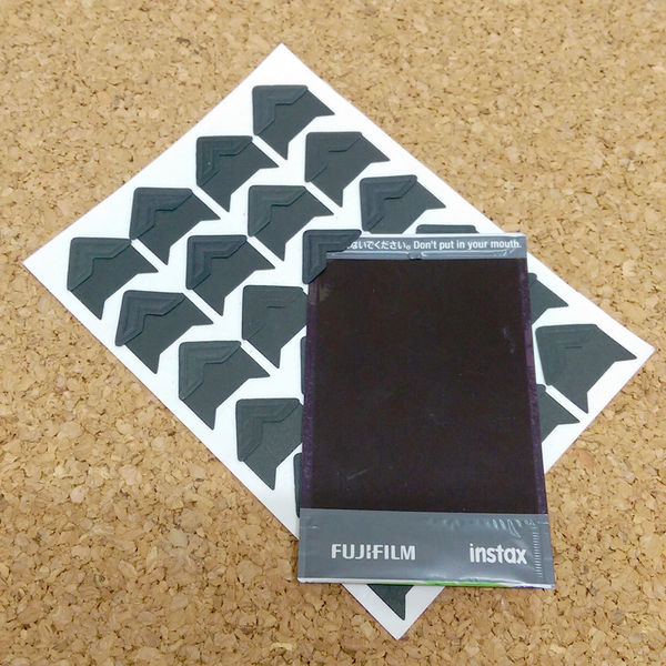 Self Adhensive Paper Photo Corner Holder Sticker Tape Black