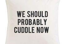 We Should Probably Cuddle Now Pillow