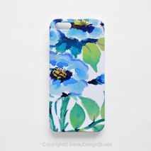 Blue Floral Smartphone Case