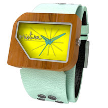 Pellicano Watch (Mint / Teak / Neon Yellow)