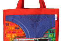 Funky Taxi Tote Bag
