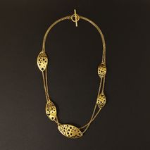 Gold-Plated Ineludible Bronze Necklace