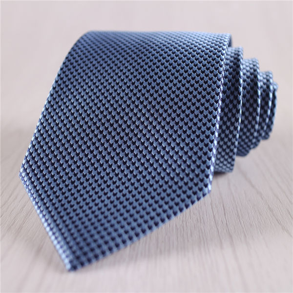 blue houndstooth neckties for men business cheap tie+n6 BVConcertO