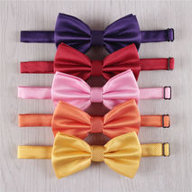 dark purple red pink orange yellow formal pre-tied bowtie+b3