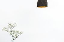 Dark Concrete Pendant Light