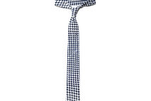 Japanese Cotton Necktie in Indigo Web