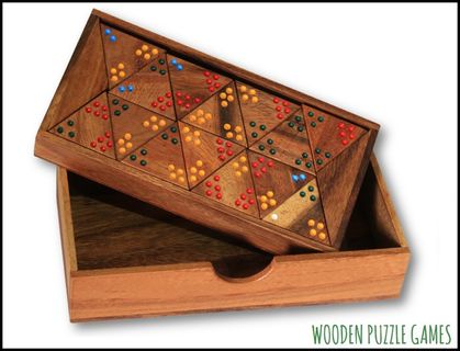 Centraliseren Van hen reservoir Triomino, Tri Domino Puzzle & 3D Logic Game - Wooden Puzzle Games - PinkLion