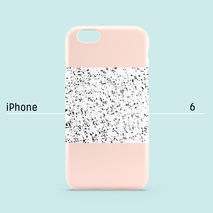 iPhone case - Stone pattern light peach, non-glossy M03