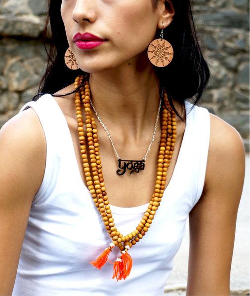 YOGA CHAIN NECKLACE Soothi Style With Substance PinkLion